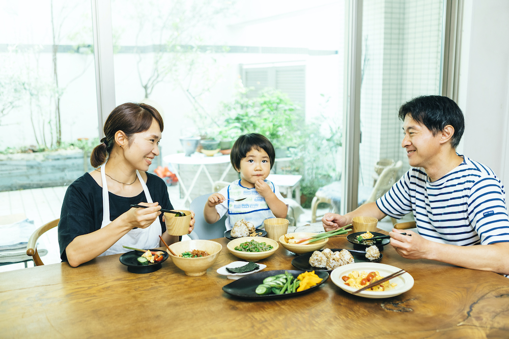 料理研究家の植松良枝さんファミリーの食卓