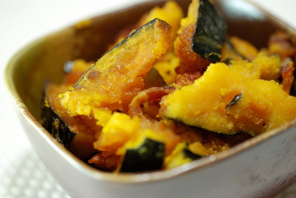 かぼちゃのバター醤油和え