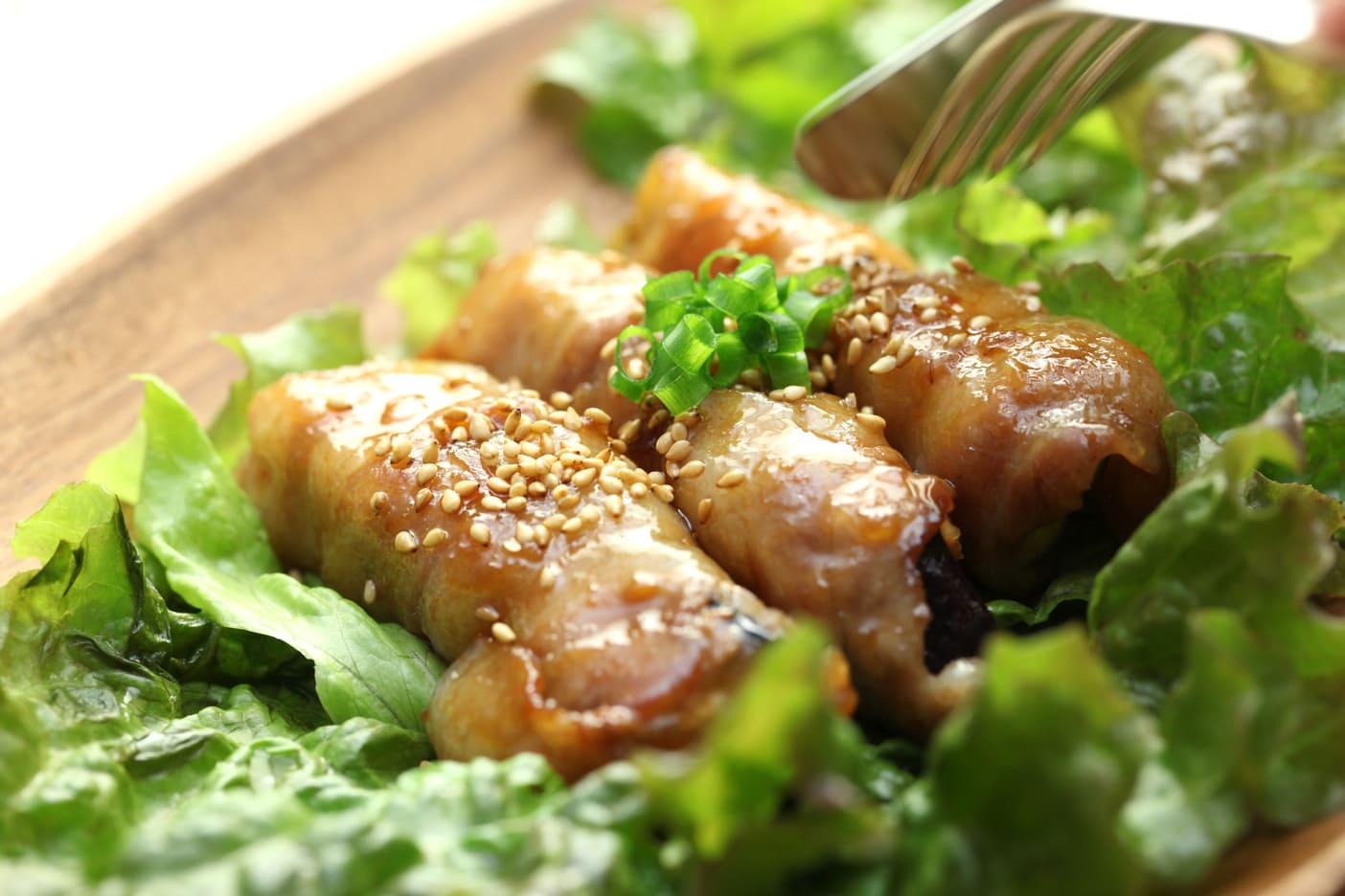 かぼちゃの豚肉巻き