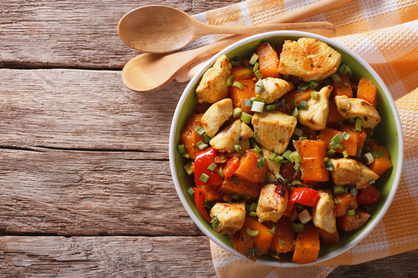 かぼちゃと鶏むね肉のソテー