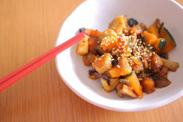 かぼちゃのきんぴら風