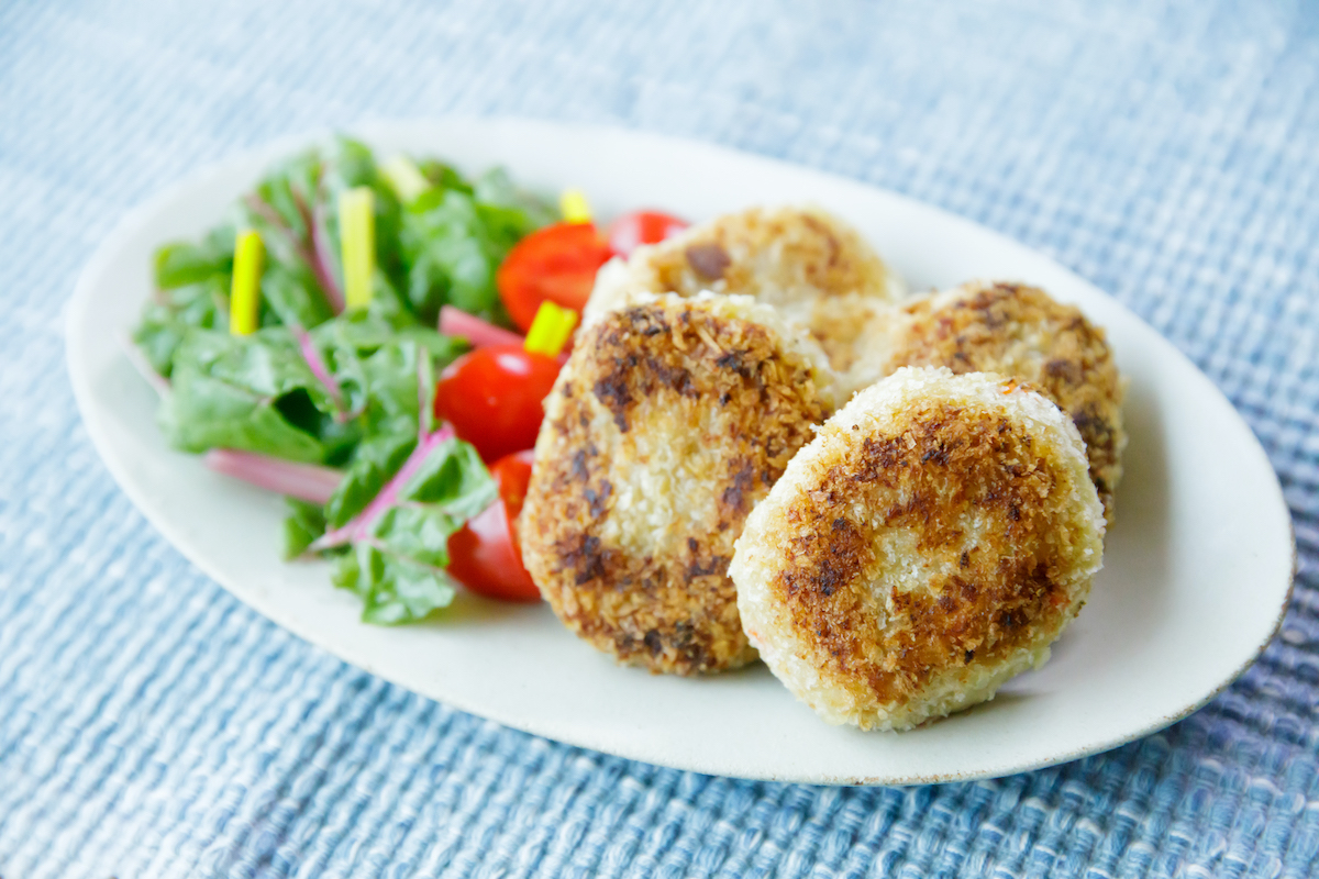 ポテサラ焼売の焼きコロッケ