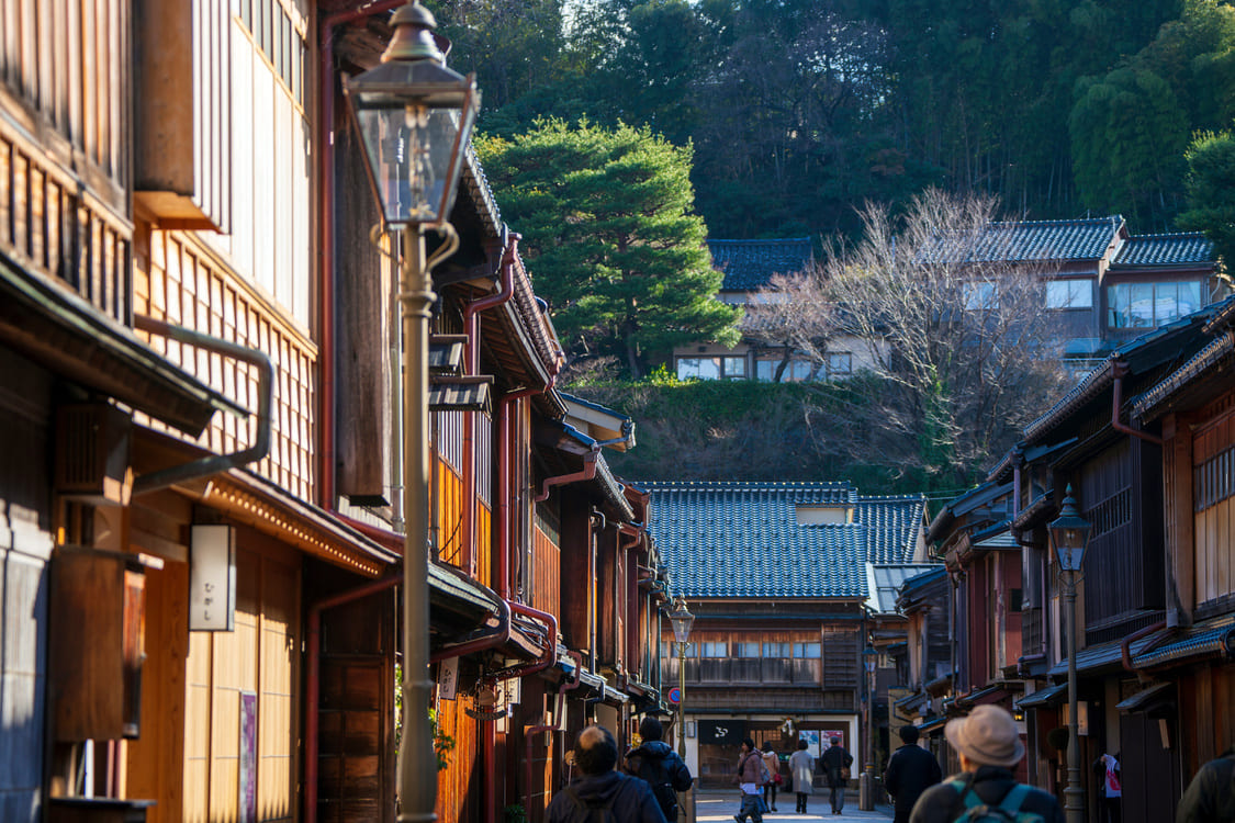 金沢の町並み