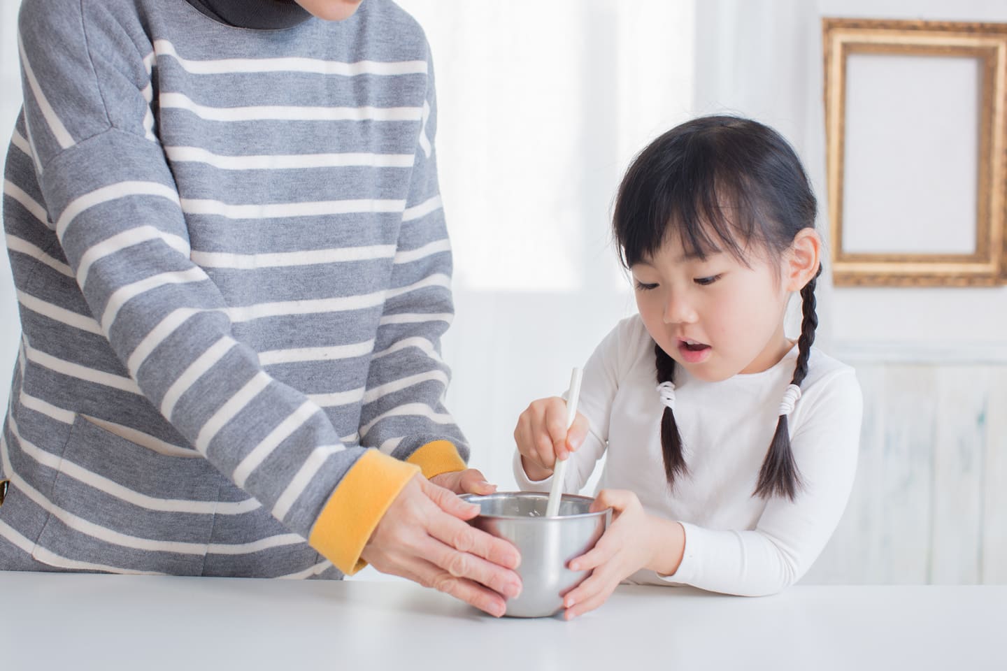 親子でラムネづくり