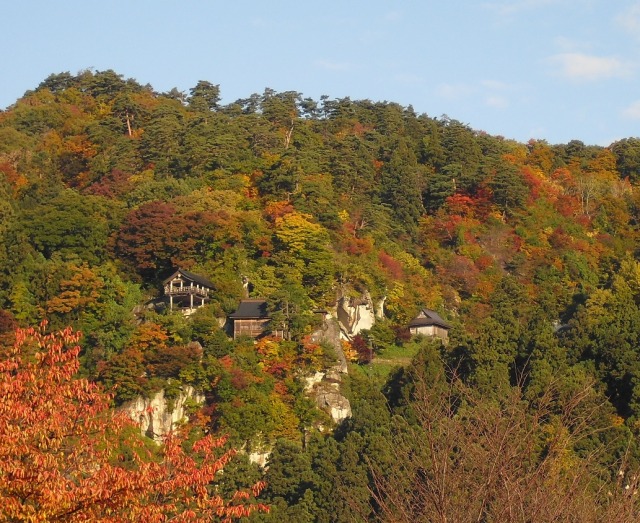 立石寺（山寺）の紅葉