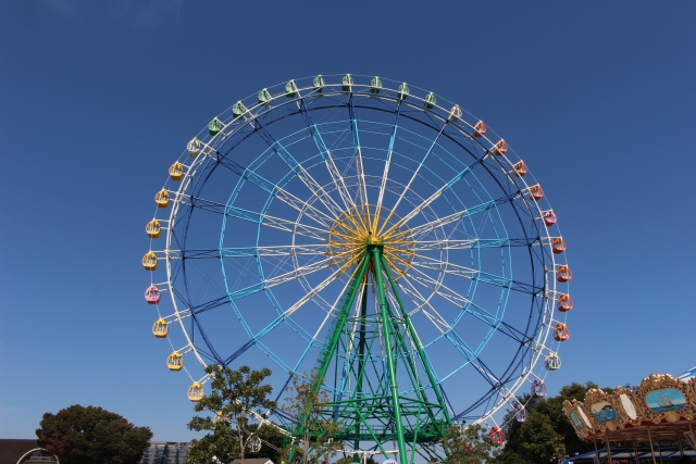 国営ひたち海浜公園の観覧車「ブルーアイス」