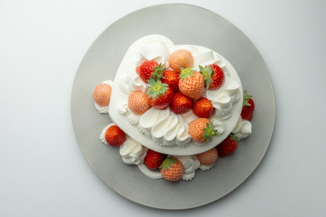 crèam fraise génoiseのショートケーキ