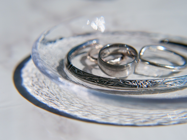 シルバーのアクセサリー