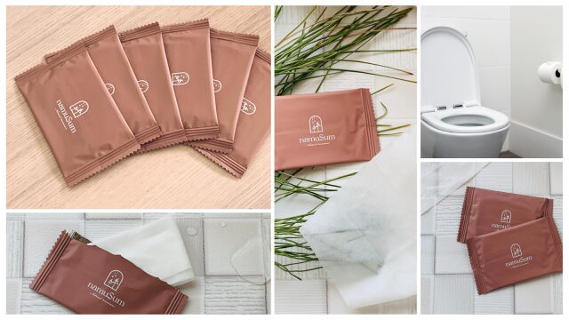 デリケートシート 「namuSum」巾着袋セット　商品画像