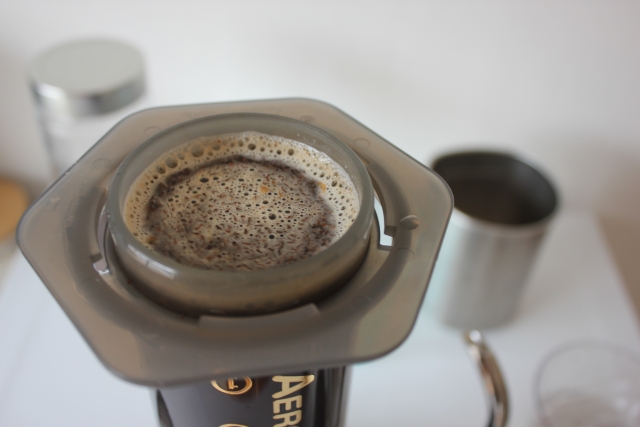 エアロプレスでコーヒーを淹れる　コーヒー器具