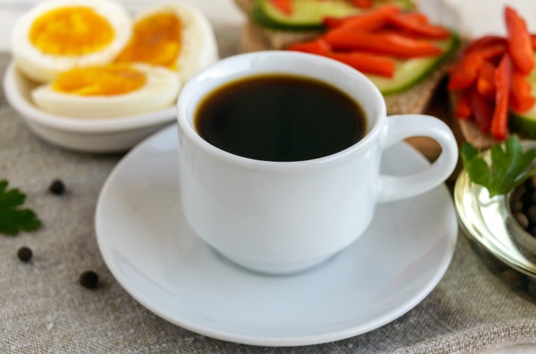 食事とコーヒー