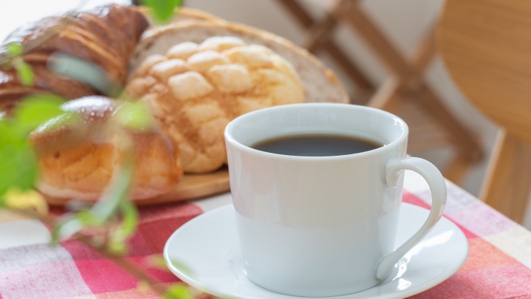 食事とコーヒー