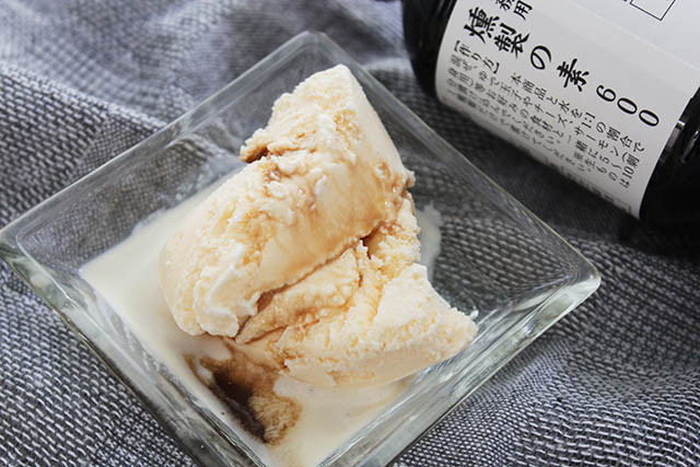 永谷園 業務用 燻製の素を使ったバニラアイス