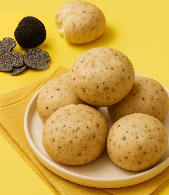 トリュフとトリュフ入りのパン