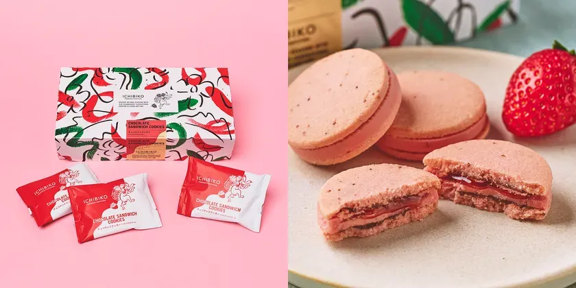 ICHIBIKO チョコサンドクッキー(いちごマスカルポーネ)