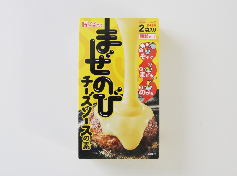 まぜのびチーズソースの素　内容　パッケージ写真