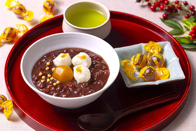 カンロ飴ぜんざい