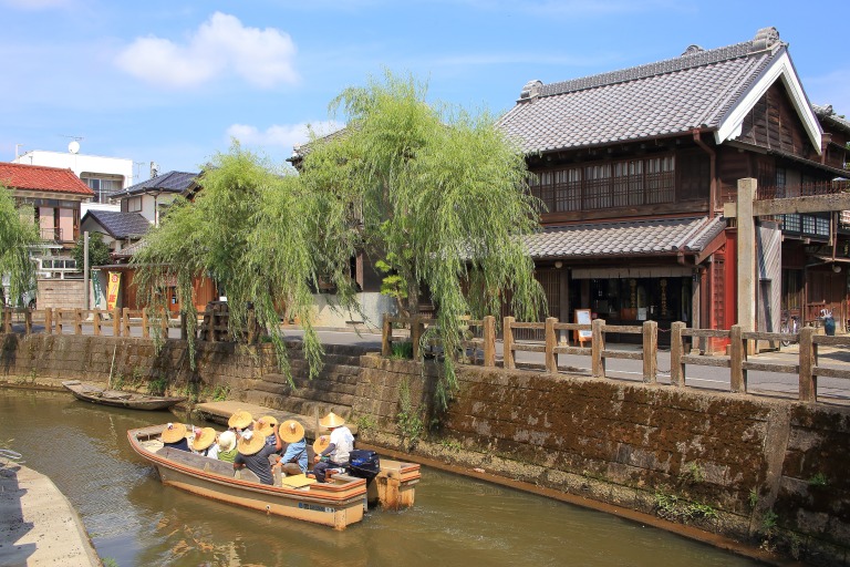 千葉・佐原の古い町並み