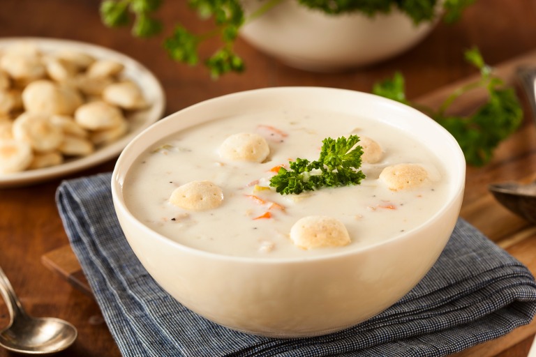 Homemade New England Clam Chowder 自家製ニューイングランド・クラムチャウダー