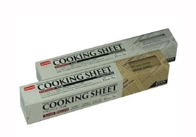 ダイソー クッキングシート デザインクッキングシート 英字柄