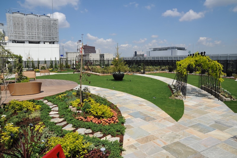 Q-COURT　庭園写真