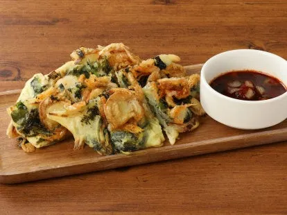 桜えびとベビーホタテのチヂミ