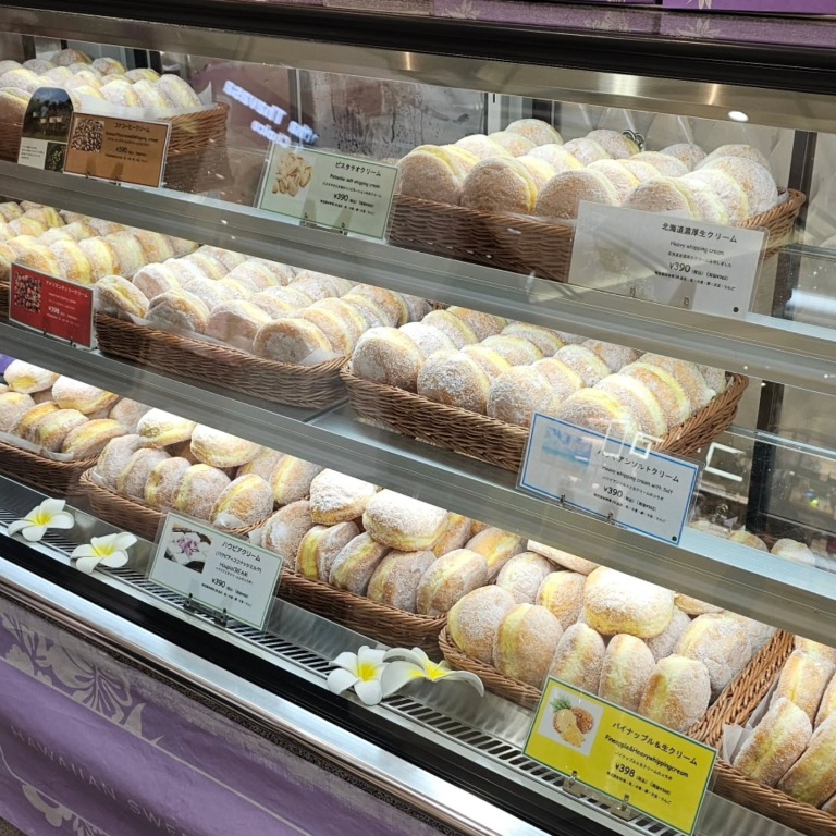 ハワイアンスイーツカンパニーのショーウィンドウ