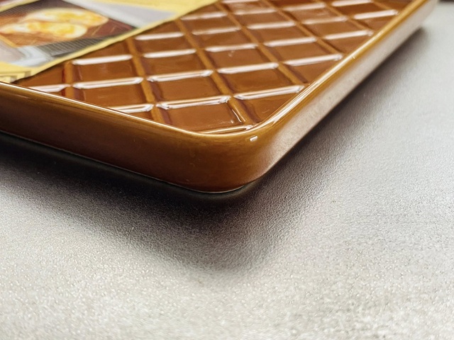 ダイソー　トーストプレート　底面の特殊形状