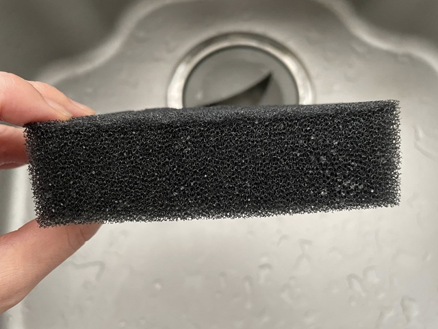 ダイソー　へこたれたくない！キッチンスポンジ　使用感