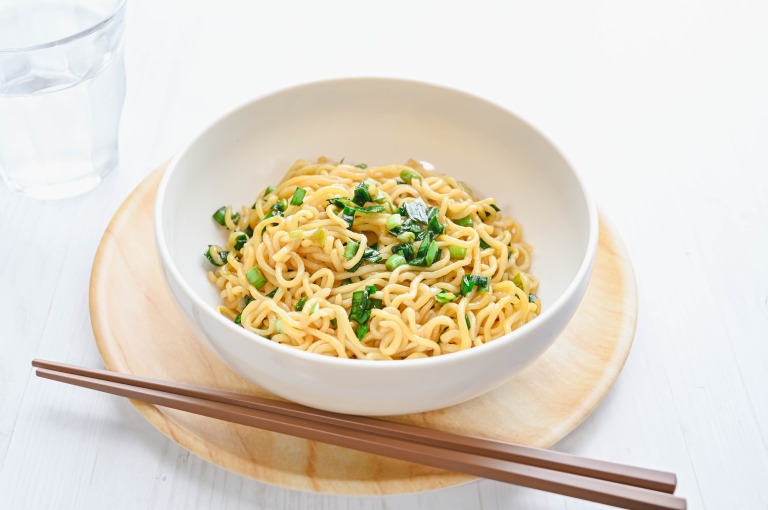 辛ラーメン汁なしアレンジ まろやかイメージ