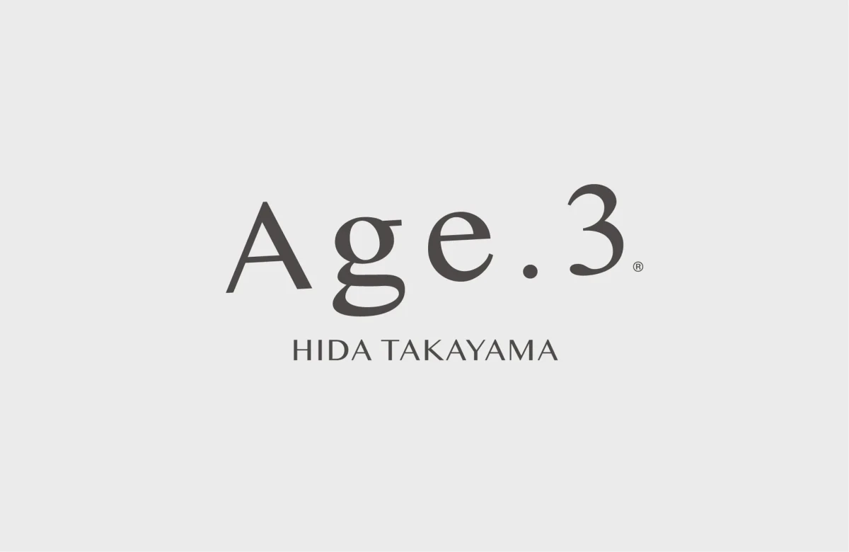 Age.3. HIDA TAKAYAMAのロゴ