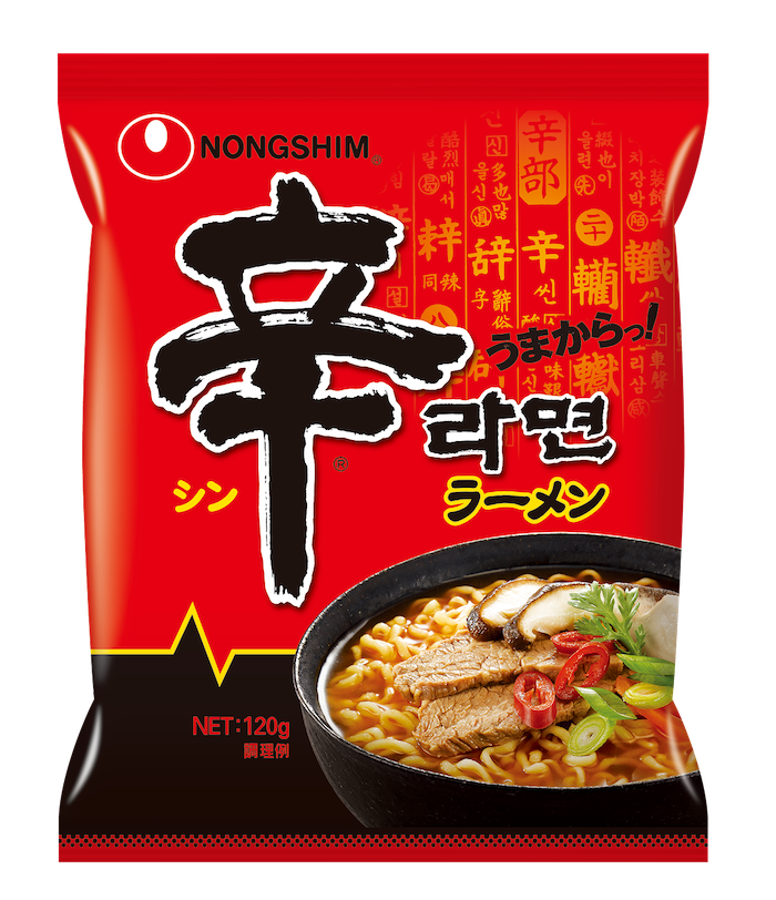 辛ラーメン　商品パッケージ