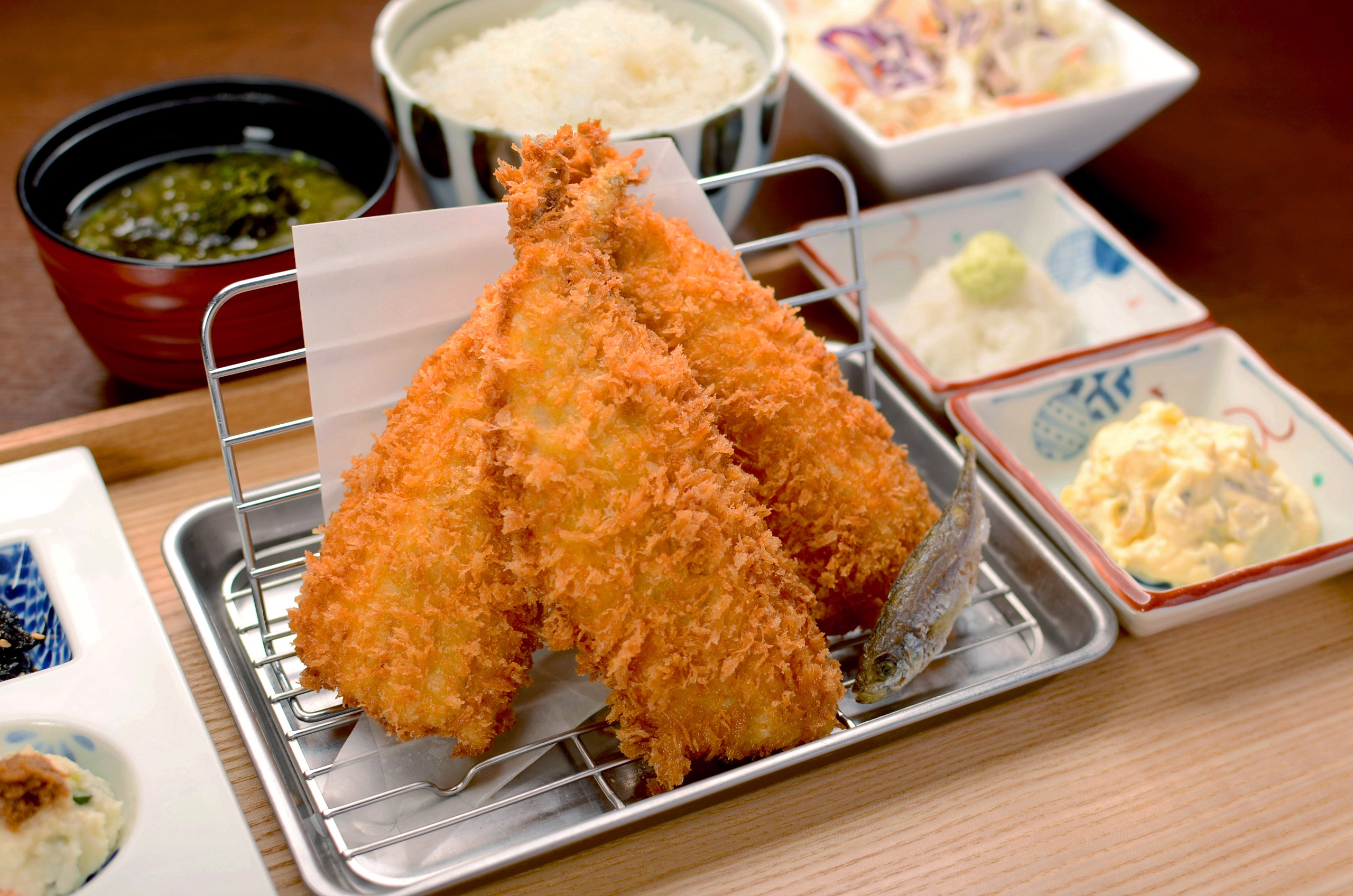 小田原アジフライセンター 磯のや アジフライ定食