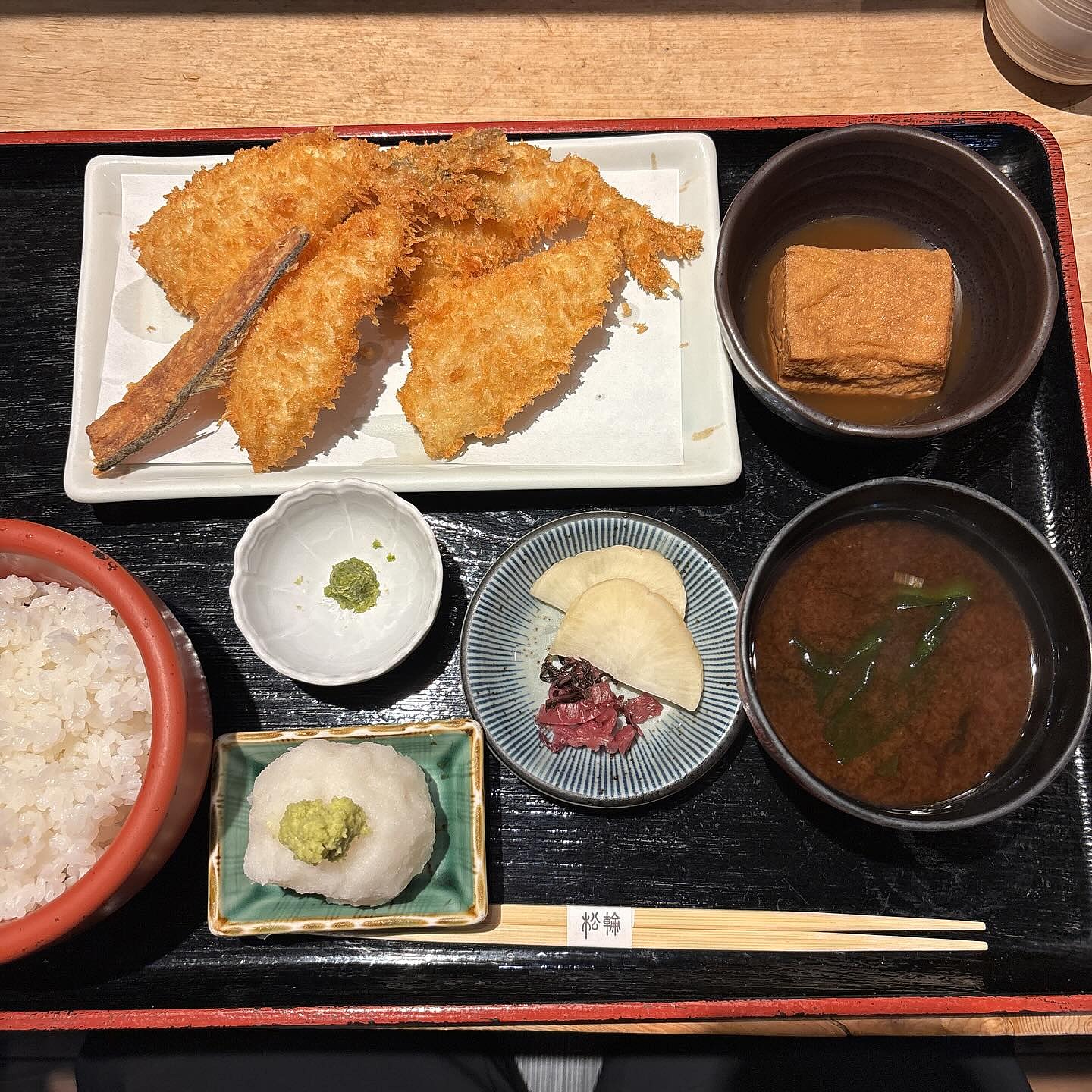 京ばし松輪 アジフライ定食