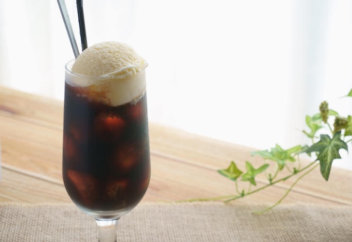 おうちカフェ　コーヒーフロート