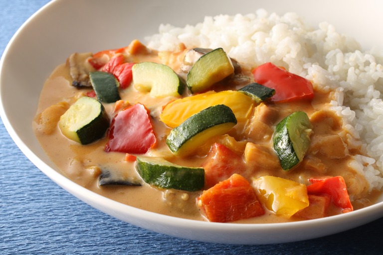 夏野菜がたくさん入ったカレー