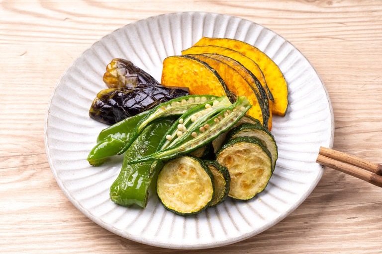 夏野菜の素揚げ