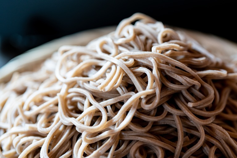 そばクローズアップ　十割蕎麦イメージ