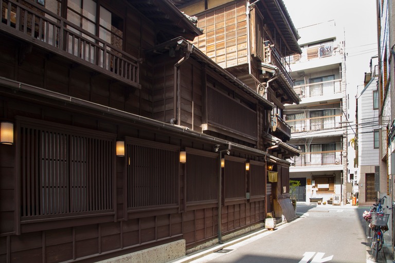 谷根千の街並み