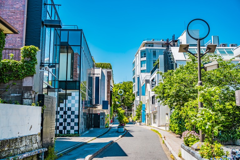 青山・表参道エリアの街並み