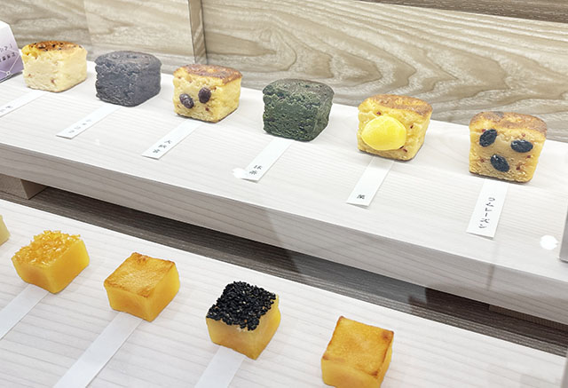 鳴門金時本舗 栗尾商店 芋乃実 ショーケース
