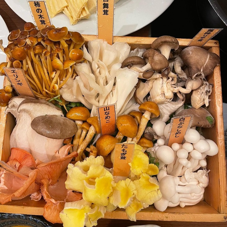 何鲜菇（ホーシェング）　商品写真　きのこ盛り合わせ